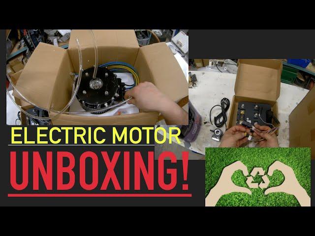 Ep34 Golden Motor 10KW 48V Electric Engine Unboxing