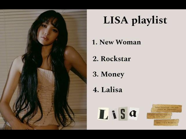 BLACKPINK LISA playlist˚₊