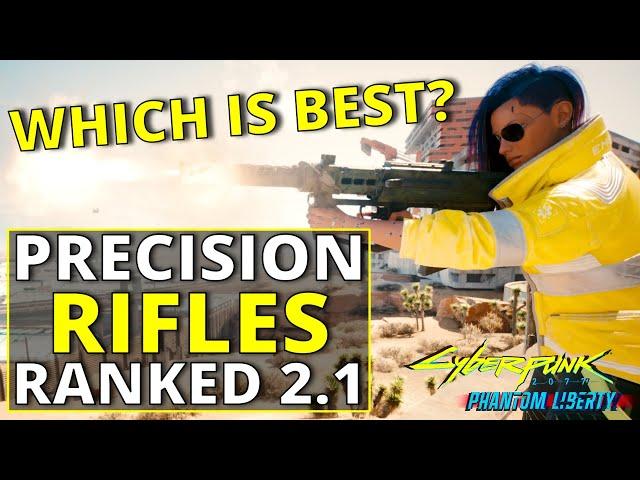 All Precision Rifles Ranked Worst to Best in Cyberpunk 2077 2.1