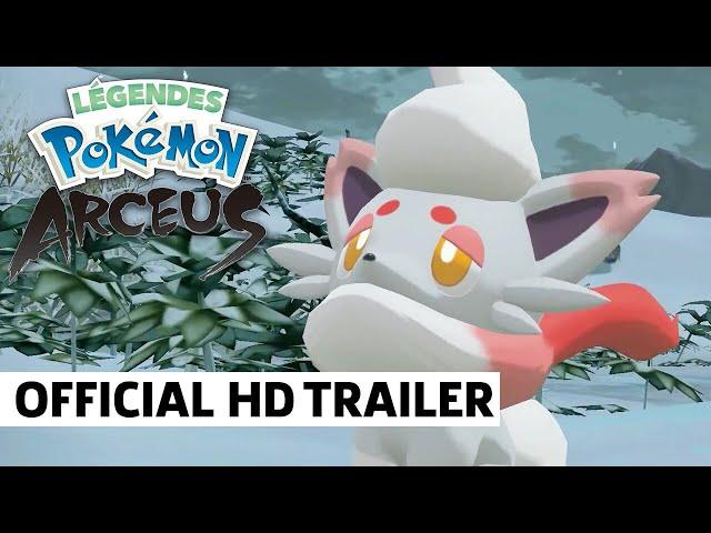 Pokémon Legends: Arceus | Hisuian forms of Zorua and Zoroark Trailer