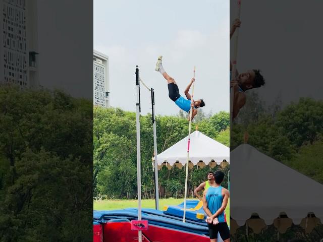 POLEVAULT ️ #speed #reels #motivation #army #shorts #track #jump #indian