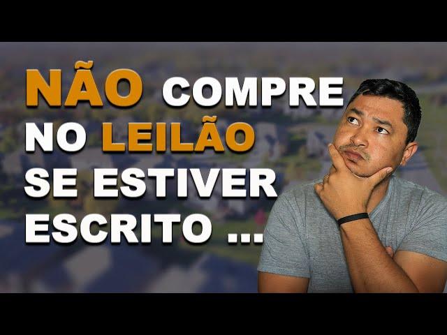 3 TIPOS DE IMÓVEIS PARA EVITAR DE QUALQUER MANEIRA NOS LEILÕES JUDICIAIS DE IMÓVEIS obs a 3 é a pior