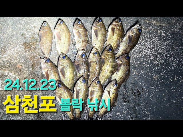 삼천포 볼락 낚시 (24.12.23)조금