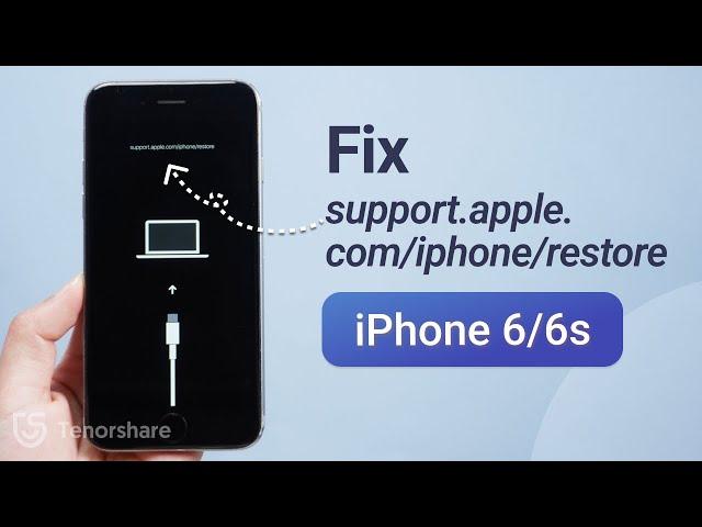 How to Fix iPhone 6/6s support.apple.com/iphone/restore (No Data Loss)