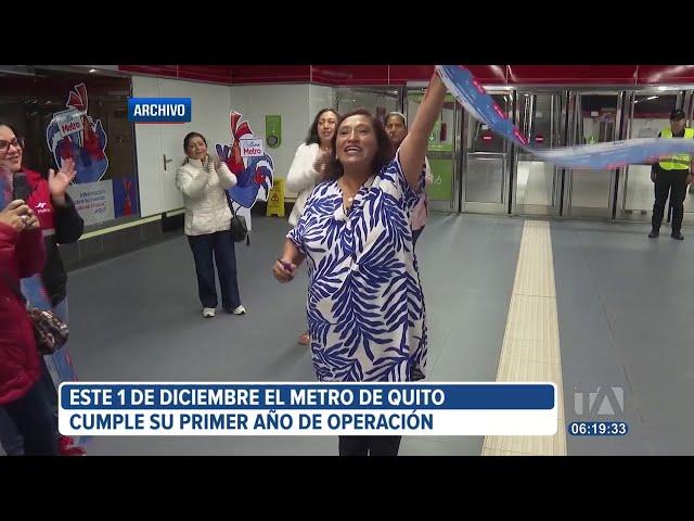 El Metro de Quito cumple un año de operación