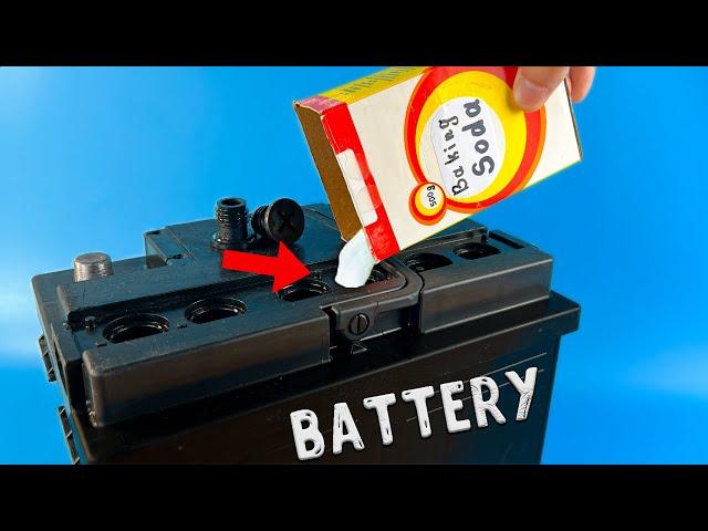 Your Battery will last Forever! Restore your Battery quickly with Baking Soda!