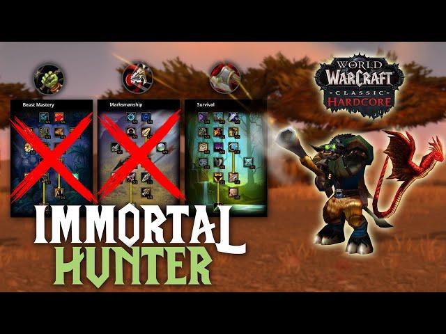 How to ACTUALLY play HUNTER in Classic Hardcore | World of Warcraft