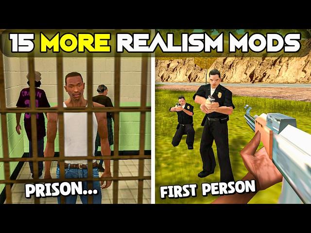 15 MORE Mods To Add Realism In GTA San Andreas | GTA SA Mods