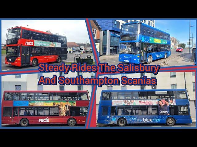 (SRE52) Steady Rides The Salisbury and Southampton Scanias