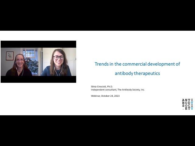 Trends in the commercial development of antibody therapeutics: The early-stage clinical pipeline