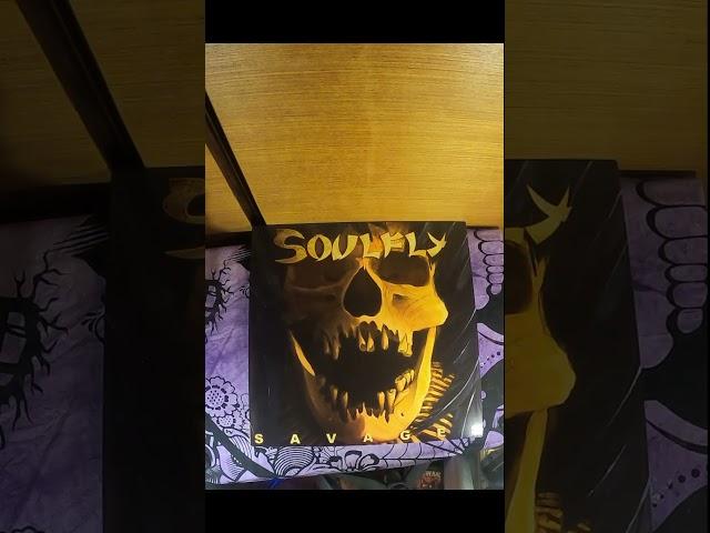 Soulfly  Savages golden #vinyl #opening  #metalreview #cavalera