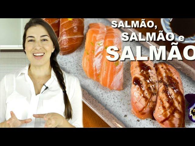 NIGIRI 3 TIPOS | Como Fazer Sushi | Com a Fê