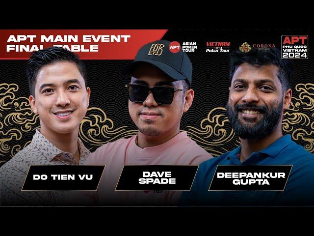 Asian Poker Tour Phu Quoc 2024  - Main Event Final Table - USD 185,000 For First