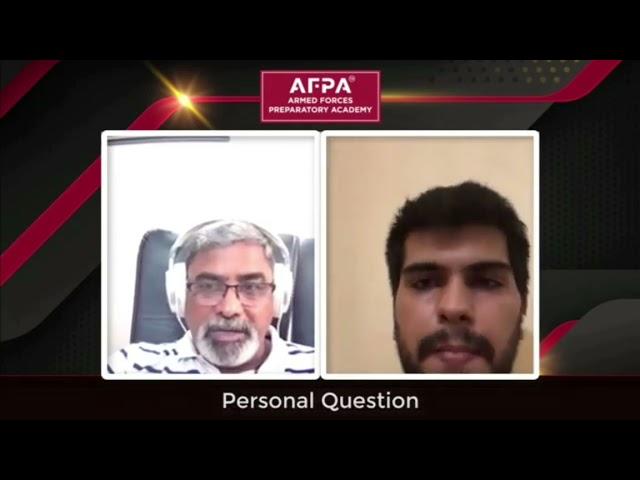 Parents related question asked in SSB Personal Interview | AFPA | Cdr Natarajan