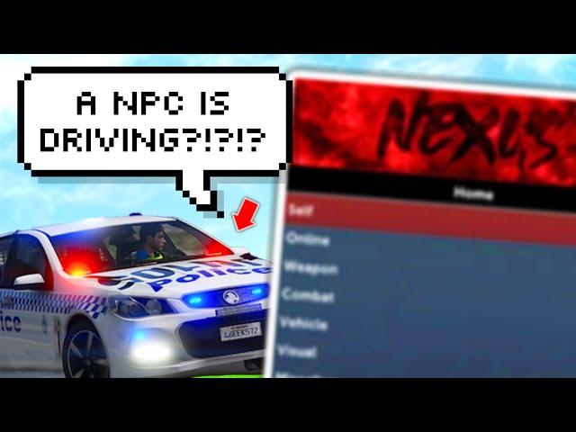 AI Hijacking Players Cars In Australia's Worst VMenu Server (FiveM)