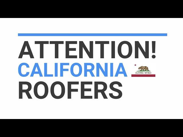 CALIFORNIA ROOFERS - Roofgraf is the #1 roofing software in your state