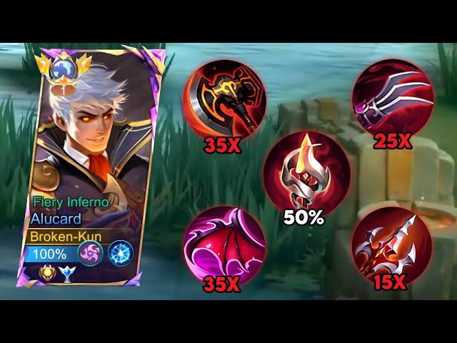 GLOBAL ALUCARD RED BUILD!! (the best abnormal lifesteal bug that can one shot everything!!)