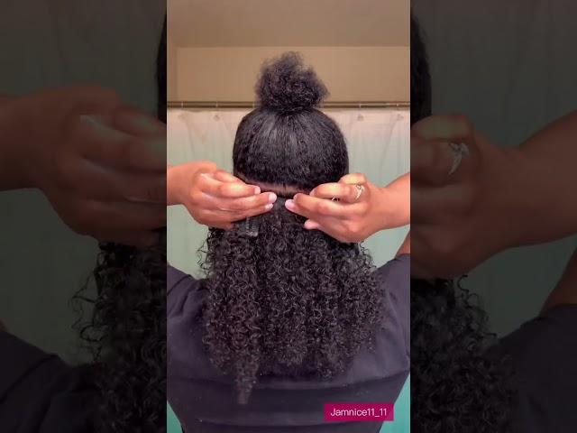 BETTERLENGTH HAIR 3c/4a AFRO KINKY CURL CLIP IN #curlyhair #afro #betterlength #naturalhair #clipin