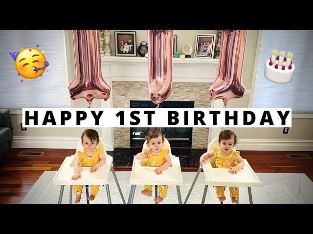 *IDENTICAL* Triplets EPIC 1st Birthday!!