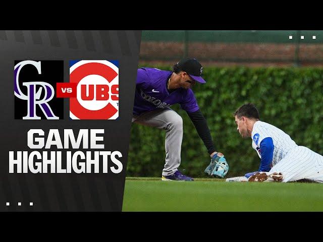Rockies vs. Cubs Game Highlights (5/27/25) | MLB Highlights