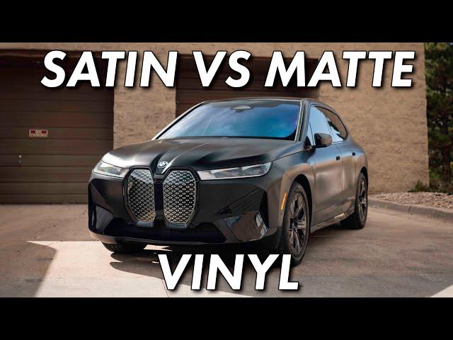 WHAT'S THE DIFFERENCE BETWEEN SATIN OR MATTE VINYL WRAP?