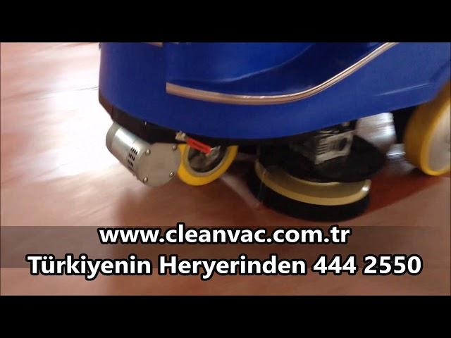 Cleanvac Binicili Zemin Temizleme Makinesi Kullanımı