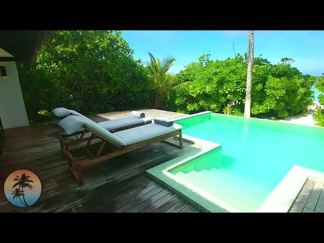 NOKU Maldives  Beach Villa with POOL  | Maldives Arena | HD Room TOUR