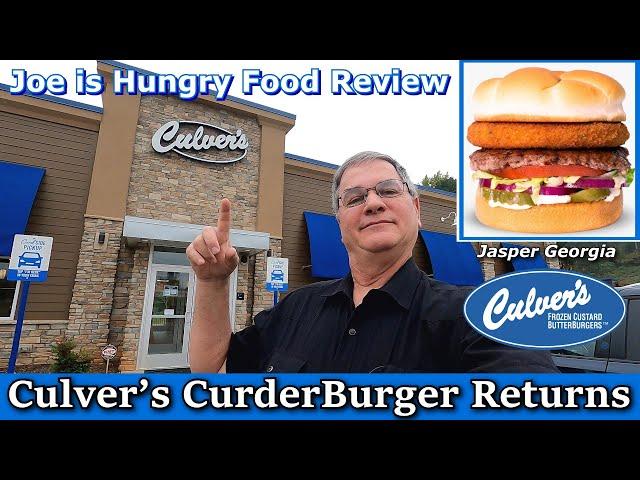 Culver’s New CurderBurger Review | Returns Limited Time Offer | Joe is Hungry 