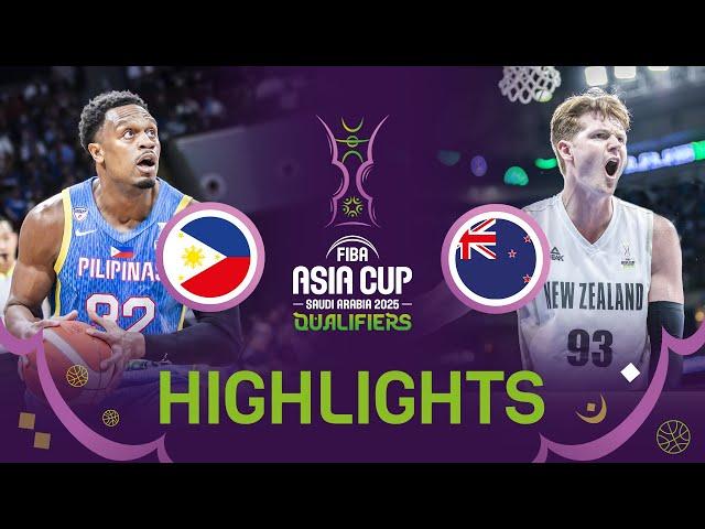 Gilas Pilipinas end drought vs. New Zealand | Highlights | FIBA Asia Cup 2025 Qualifiers