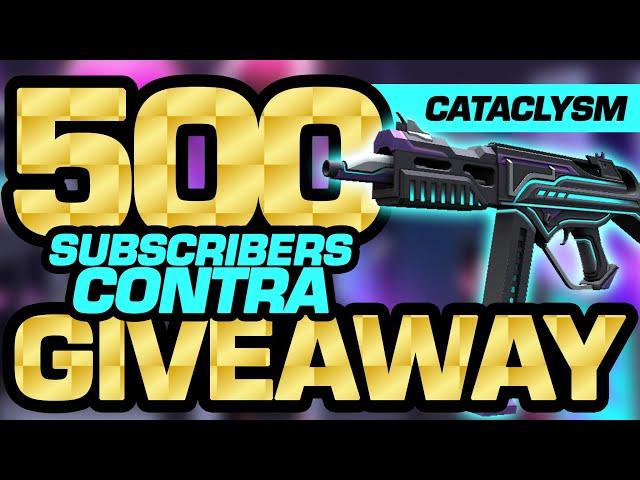 Krunker 500 Sub Giveaway - Cataclysm Contra SMG