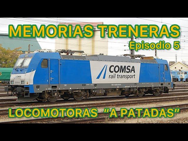 Reportaje de TRENES FERROCARRIL Español LOCOMOTORAS Renfe Takargo Comsa train vlog Memorias Ep.05