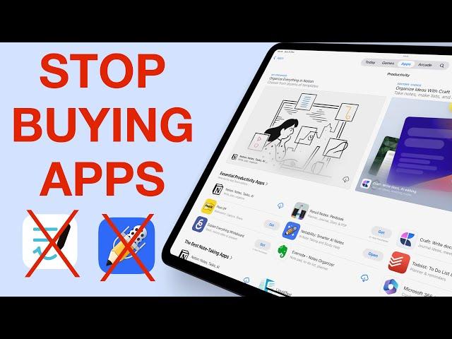 Stop Buying Apps | Use these 5 FREE handwriting apps instead