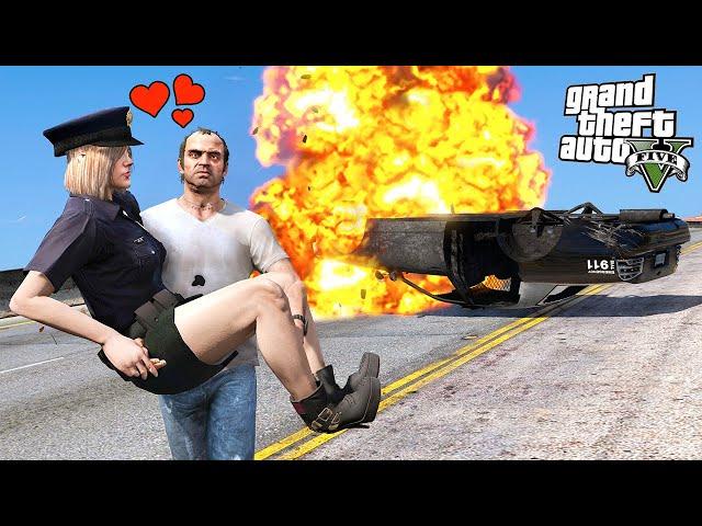 ТРЕВОР ВСТРЕТИЛ СИМПАТИЧНОГО ПОЛИЦЕЙСКОГО! - GTA 5 Реальная Жизнь (Моды ГТА 5)