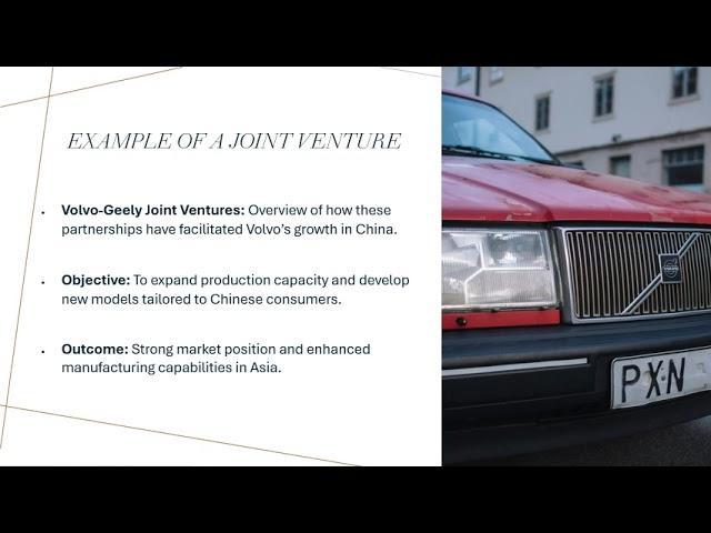 Volvo Cars: Domestic vs. International Strategy