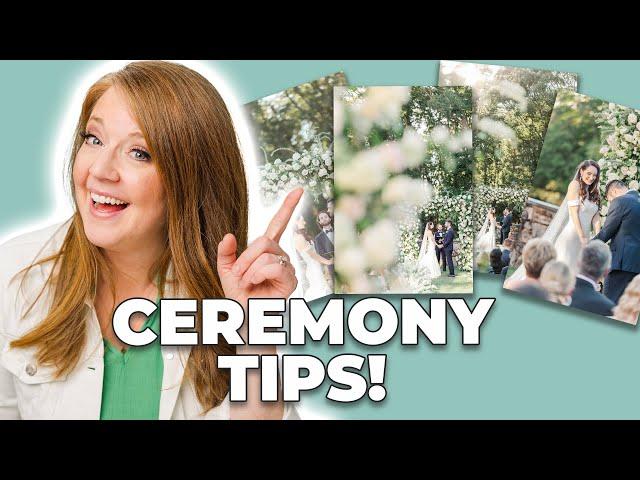 5 Ceremony Shots EVERY Wedding Photographer Needs