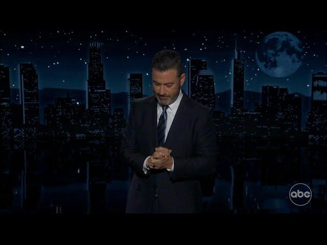 Jimmy Kimmel Chokes Back Tears After Trump's Election Win