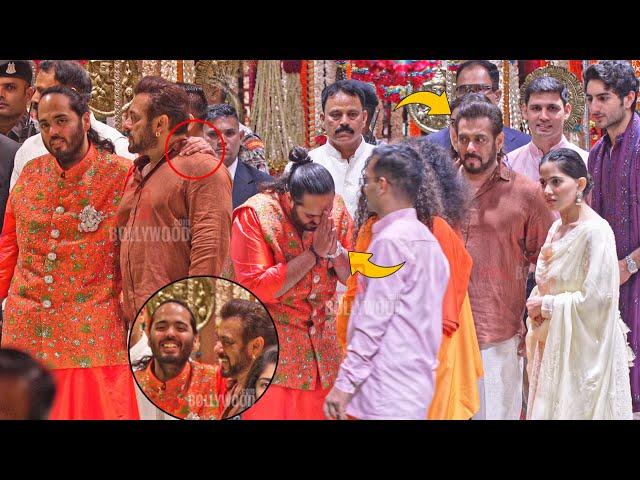 Salman Khan with Anant Ambani Cute Bonding Moment | Rekha HUG Salman | Antilia Ganpati Darshan