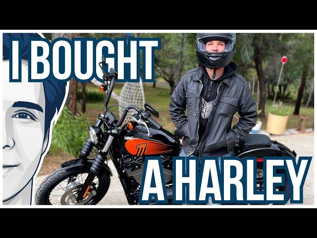 I bought my first Harley! | Street Bob 114 | Motovlog Test