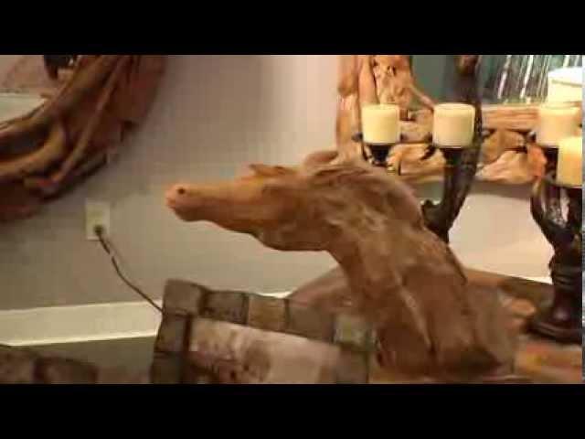 Uttermost 17083 Teak Horse Sculpture