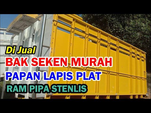 Bak Truk Seken Bagus dan Murah, Papan Lapis Plat, Ram Pipa Stenlis