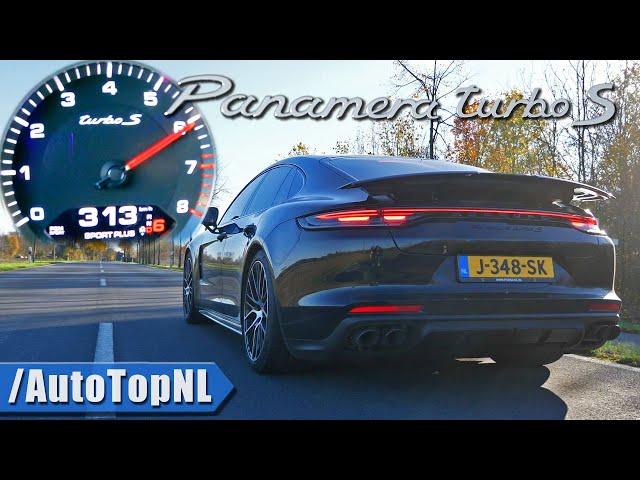 2021 Porsche Panamera Turbo S 630HP *0-313KMH* ACCELERATION & SOUND by AutoTopNL