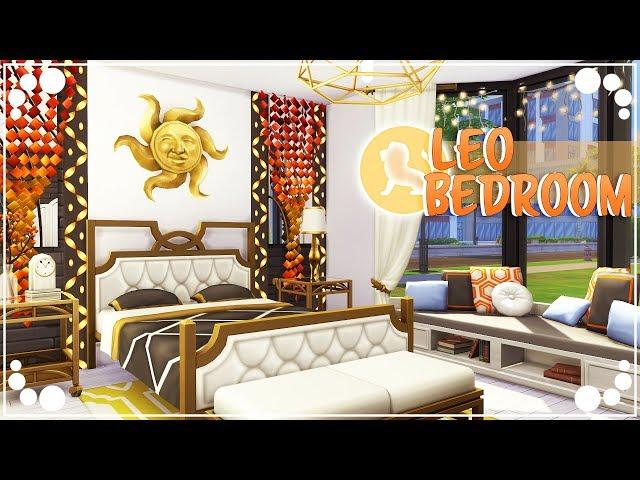 LEO BEDROOM ⭐ - ZODIAC SIGN SERIES | The Sims 4 | Room Build