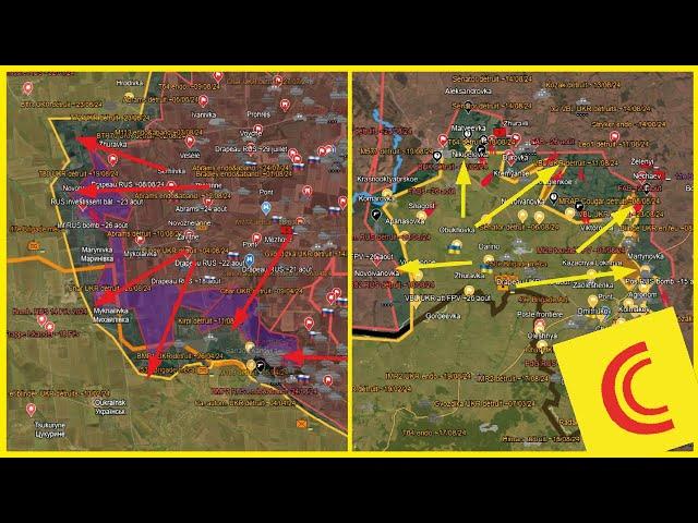 Conflit Ukraine 27/08/24: ralentissement de l'off. UKR sur Kursk | progression constante RUS à l'est