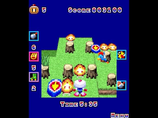 "Bomberman 3D" mobile game playthrough