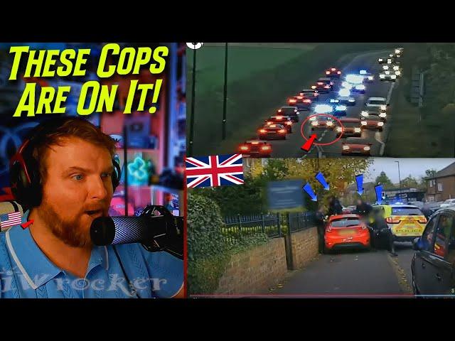 American Reacts to a WILD UK Police Chase