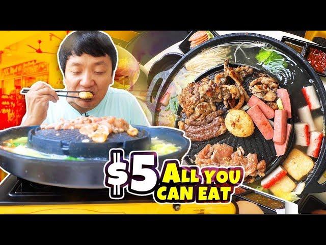 CHEAPEST BUFFET in Singapore | $5 All You Can Eat!