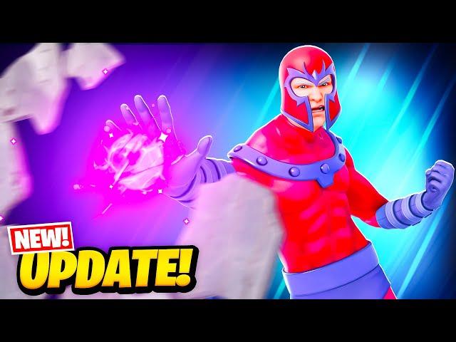 The MAGNETO Update in Fortnite! (Season 3 LIVE)