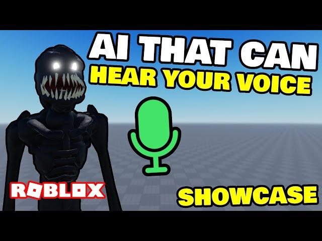 AI THAT CAN HEAR YOUR VOICE | ROBLOX STUDIO SHOWCASE