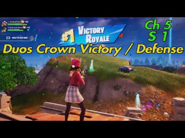 Fortnite Duos Victory / Defense Chapter 5 Season 1 Zero Builds #fortnite #zerobuilds