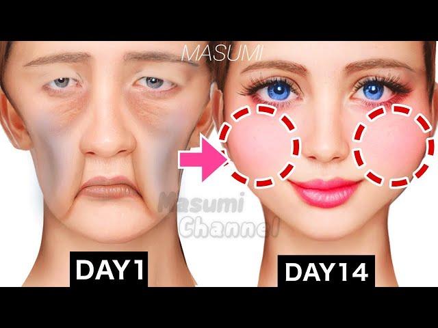 Fast Results!! Get Chubby Cheeks, Fuller Cheeks Naturally With This Exercise & Massage in 9 mins